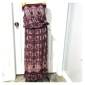 Patterned Maxi Dress